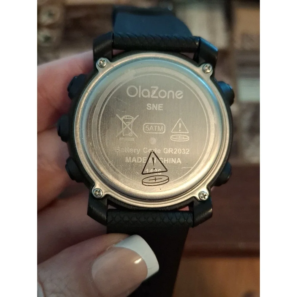 Olazone SNE 47mm Mens/Boys Digital Sports Watch.Stopwatch,Calendar,LCD Display.